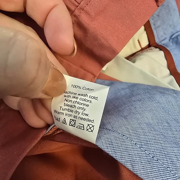 J. Crew Factory Salmon Rivington Chino Shorts Size 32 NWT - Picture 5 of 6